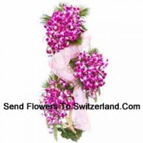 Pink Orchids Exotic Tall Arrangement