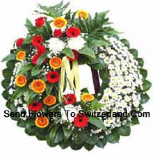 Uroczy Assorted Flower Wreath